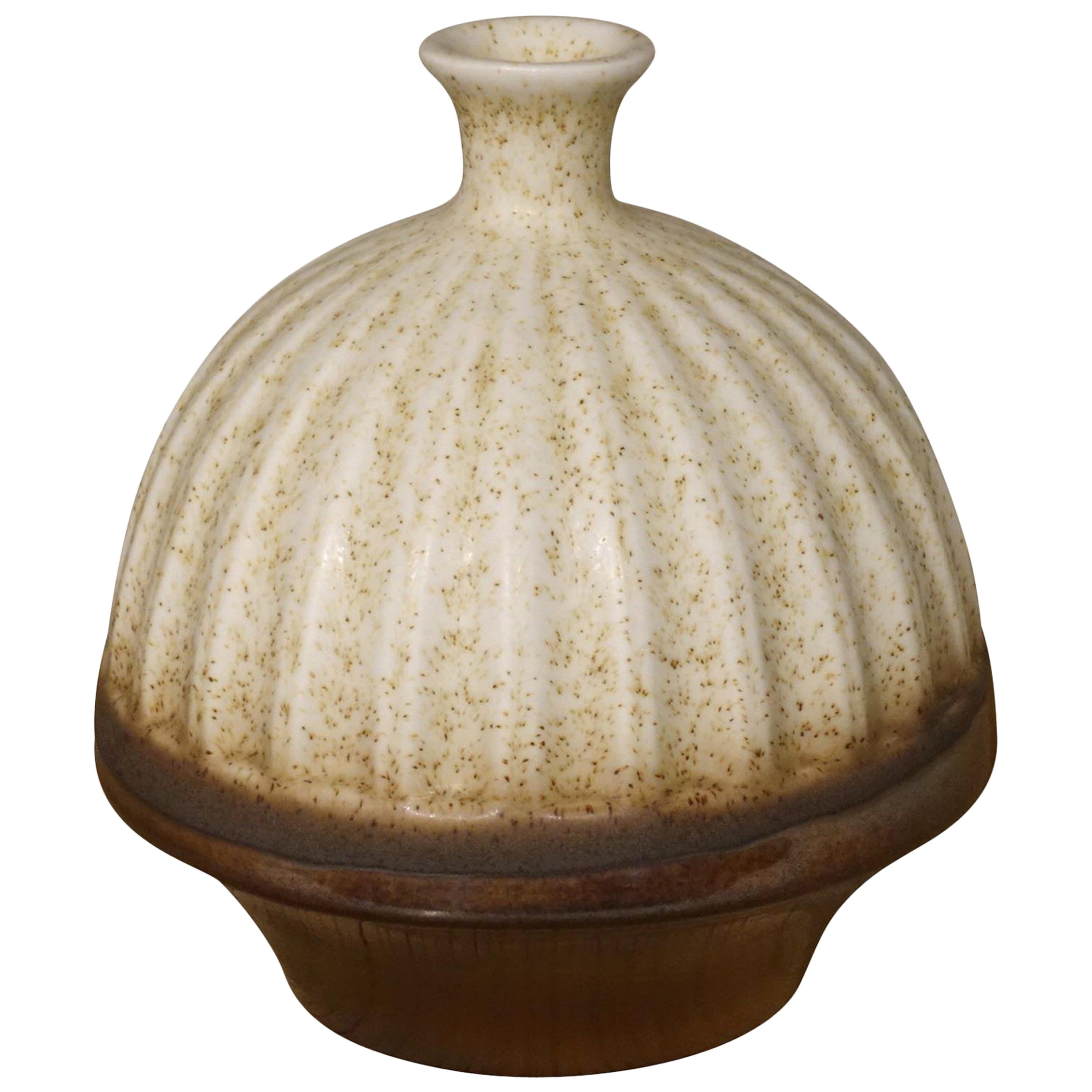 Textured Cream Vase, Thailand, Contemporary at 1stDibs