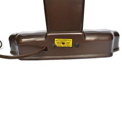 Brown Mid-Century Modern Metal Desk Library, Desk or Task Lamp in Brown