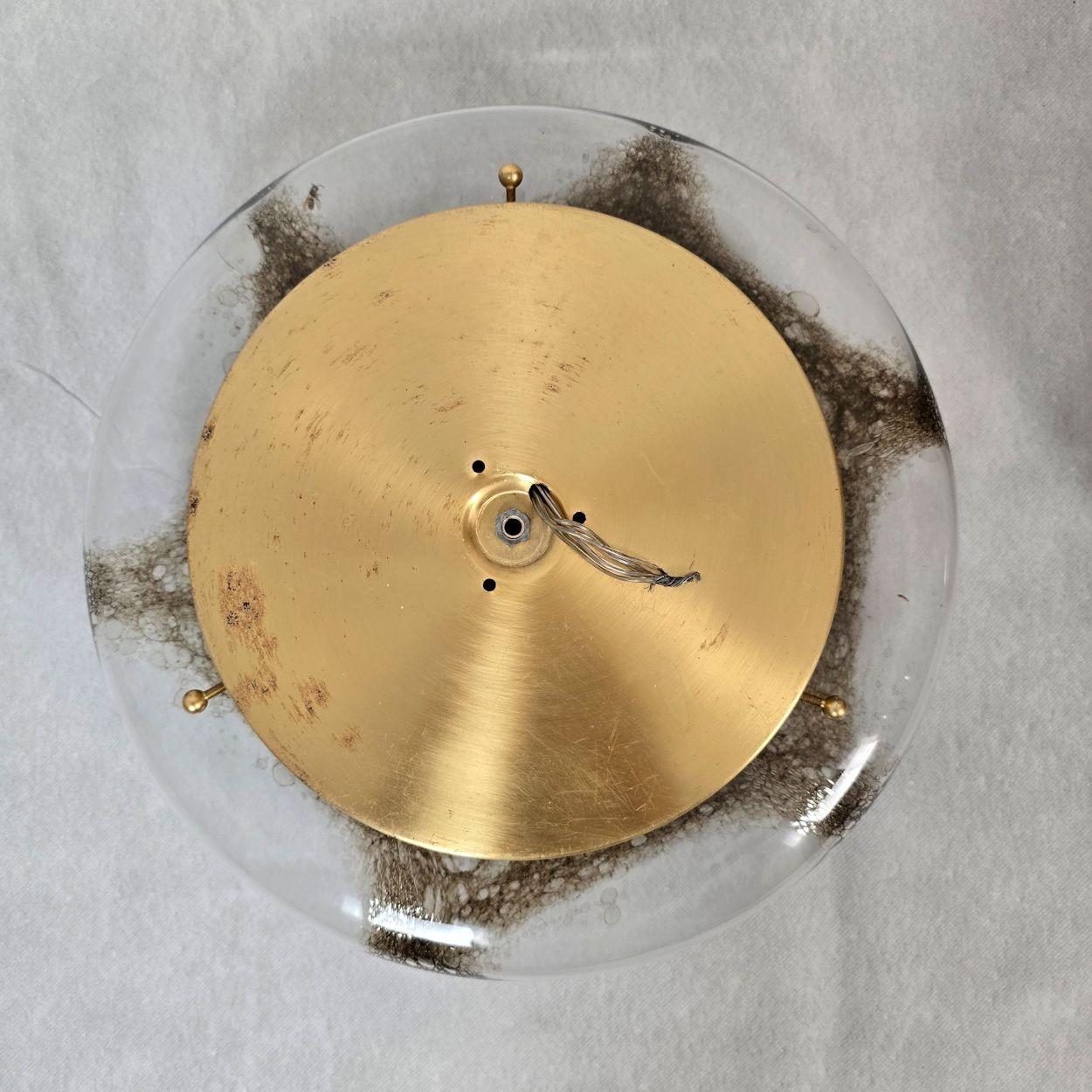 Apliques marrones de cristal de Murano de mediados de siglo en venta 5