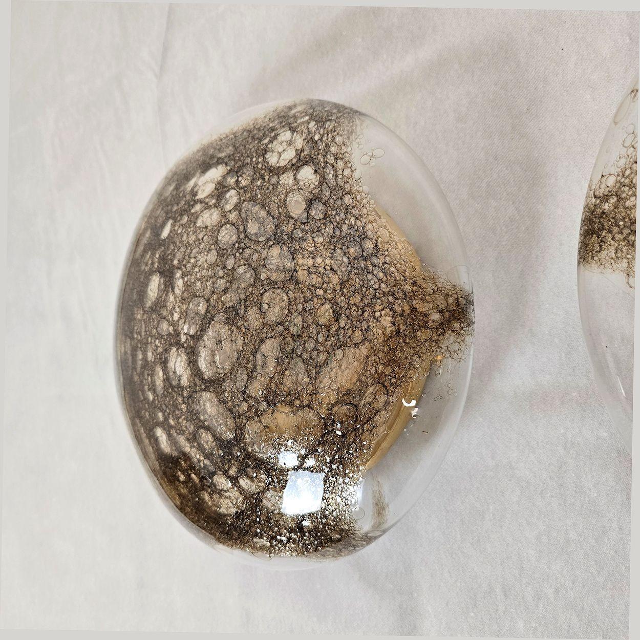 Apliques marrones de cristal de Murano de mediados de siglo en venta 1