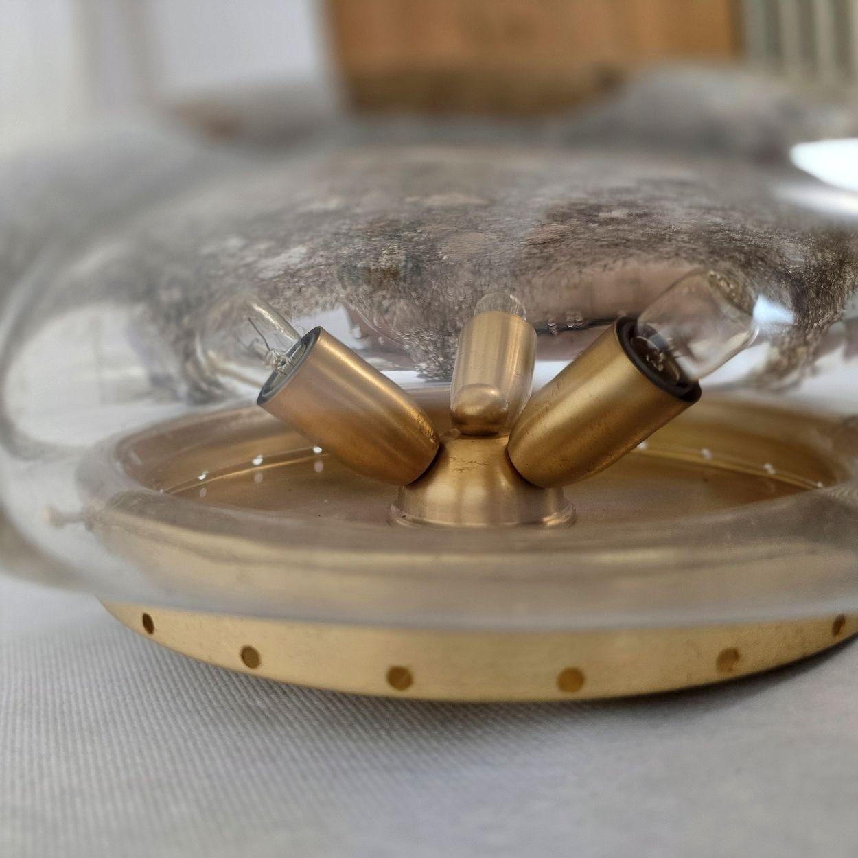 Apliques marrones de cristal de Murano de mediados de siglo en venta 2