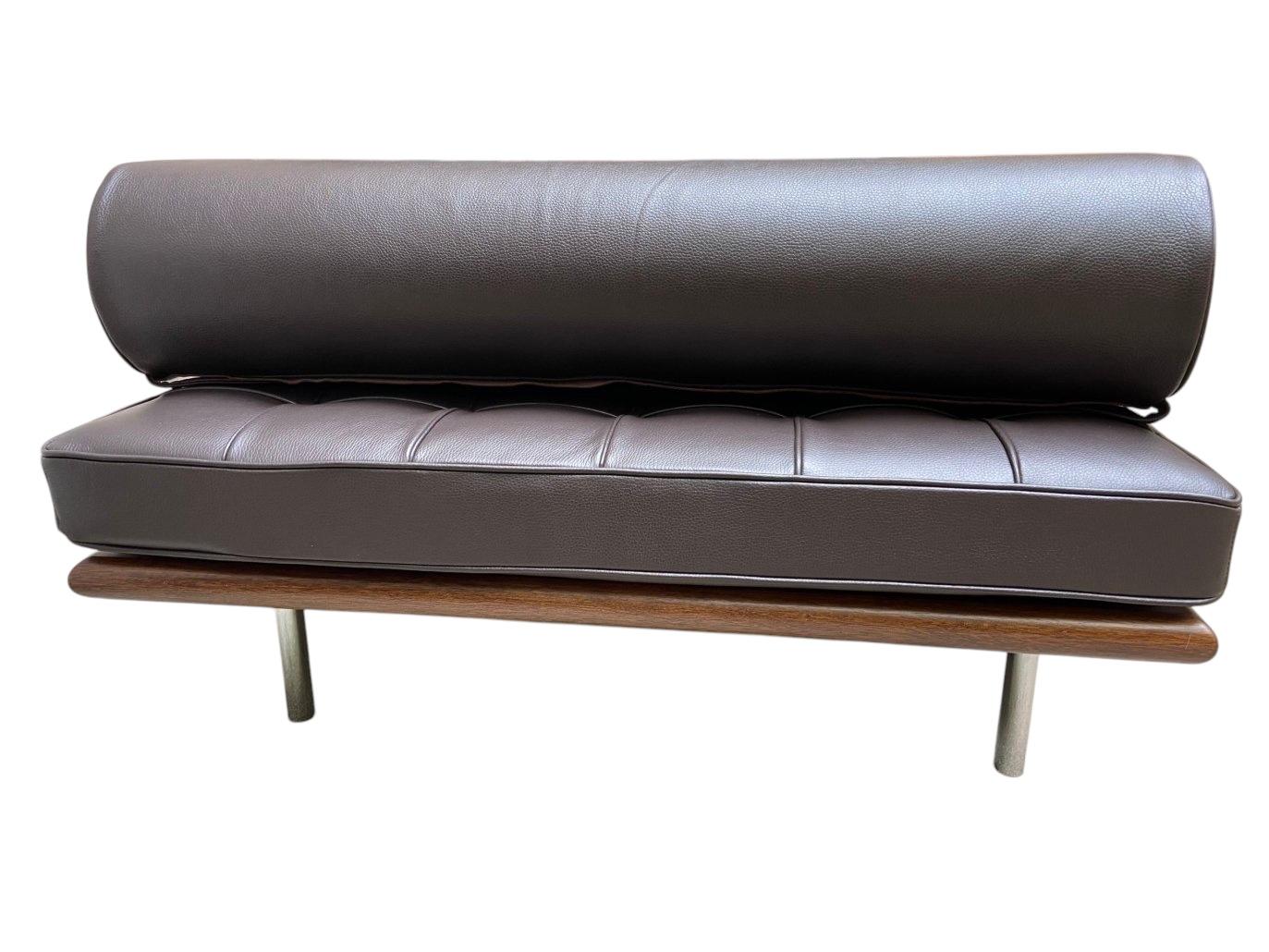 Italiano Letto da giorno Brown Mies van der Rohe Knoll Barcelona in vendita