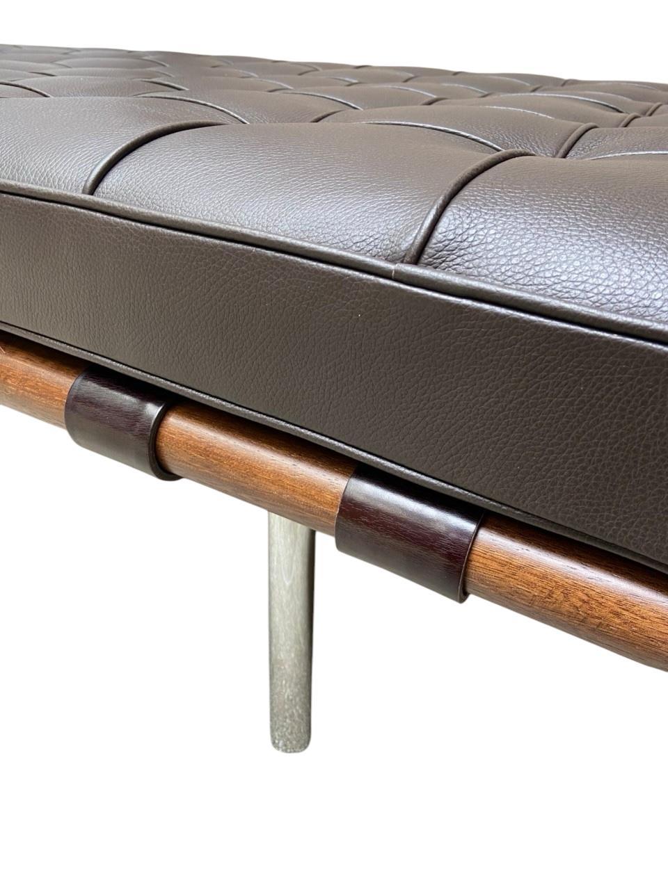 Letto da giorno Brown Mies van der Rohe Knoll Barcelona In condizioni ottime in vendita a Los Angeles, CA