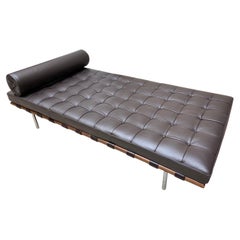 Brown Mies van der Rohe Knoll Barcelona Daybed