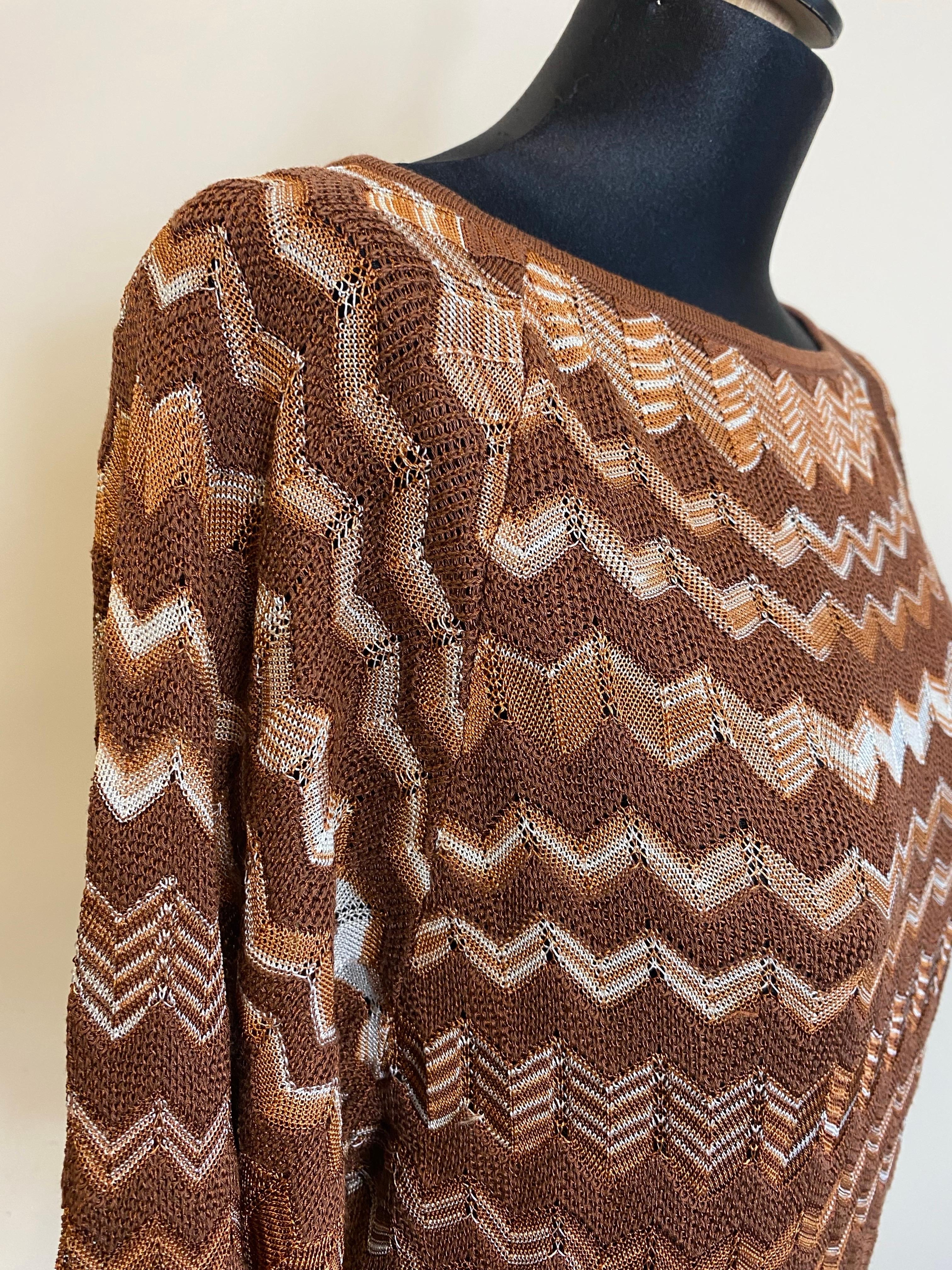 Femenino o masculino Jersey Missoni marrón. en venta
