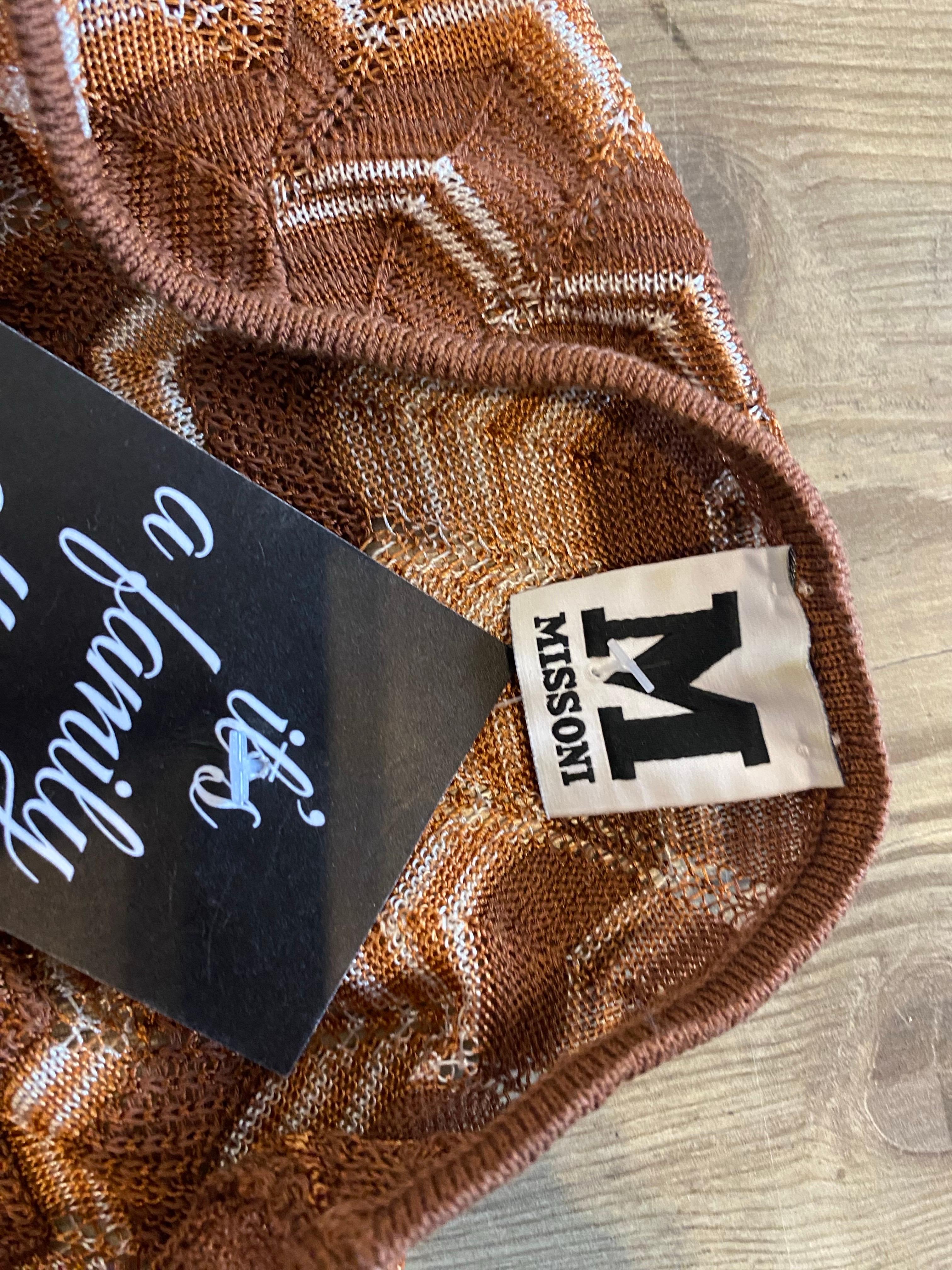 Jersey Missoni marrón. en venta 2