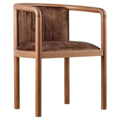 Brown Modern Alton Solid Wood Dining Chair