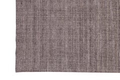 Groove Collection Modern Bamboo Silk & Wool Rug in Beige and Gray By Apadana