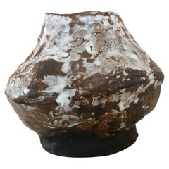 Brown Morandi Vase by Adèle Clèves