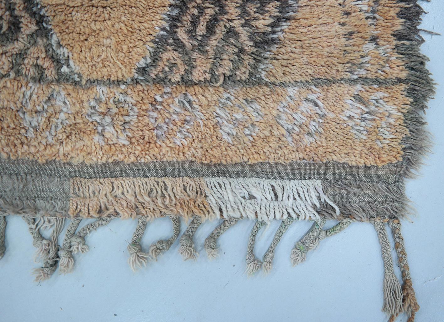 Brown Moroccan Rug, Berber Carpet, Beni Mguild, Late 1970s 7