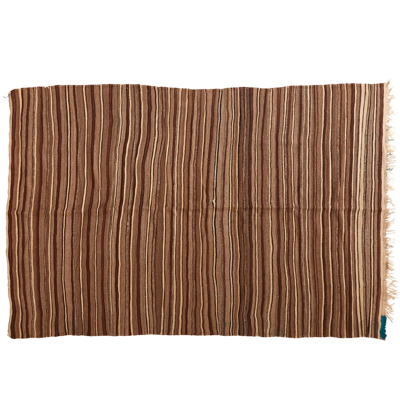 Brown Moroccan Wool Blanket