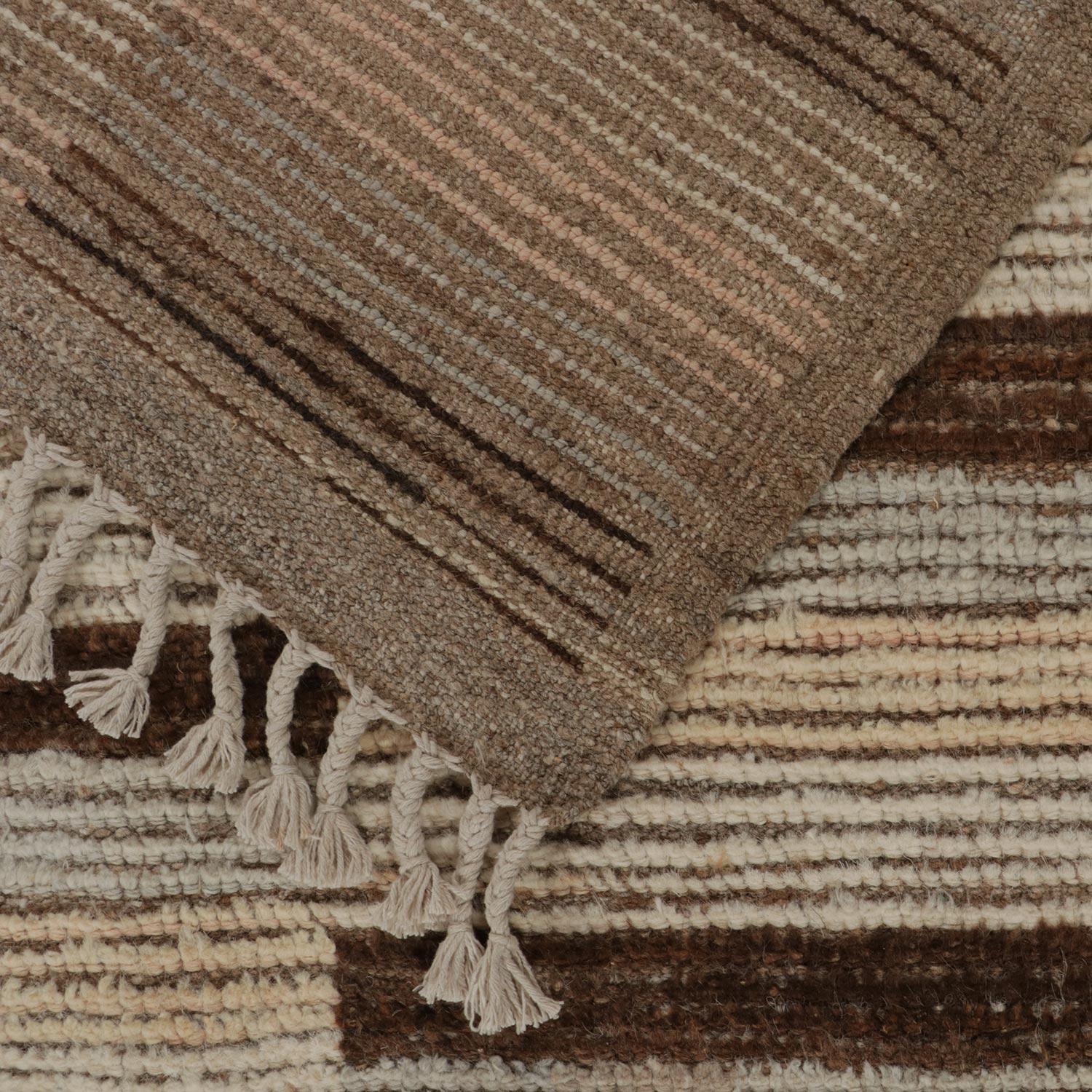 Contemporary abc carpet Brown Moroccan Wool Rug - 8'2