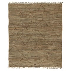 abc carpet Brown Marokkanischer Wollteppich - 8'3" x 9'8"