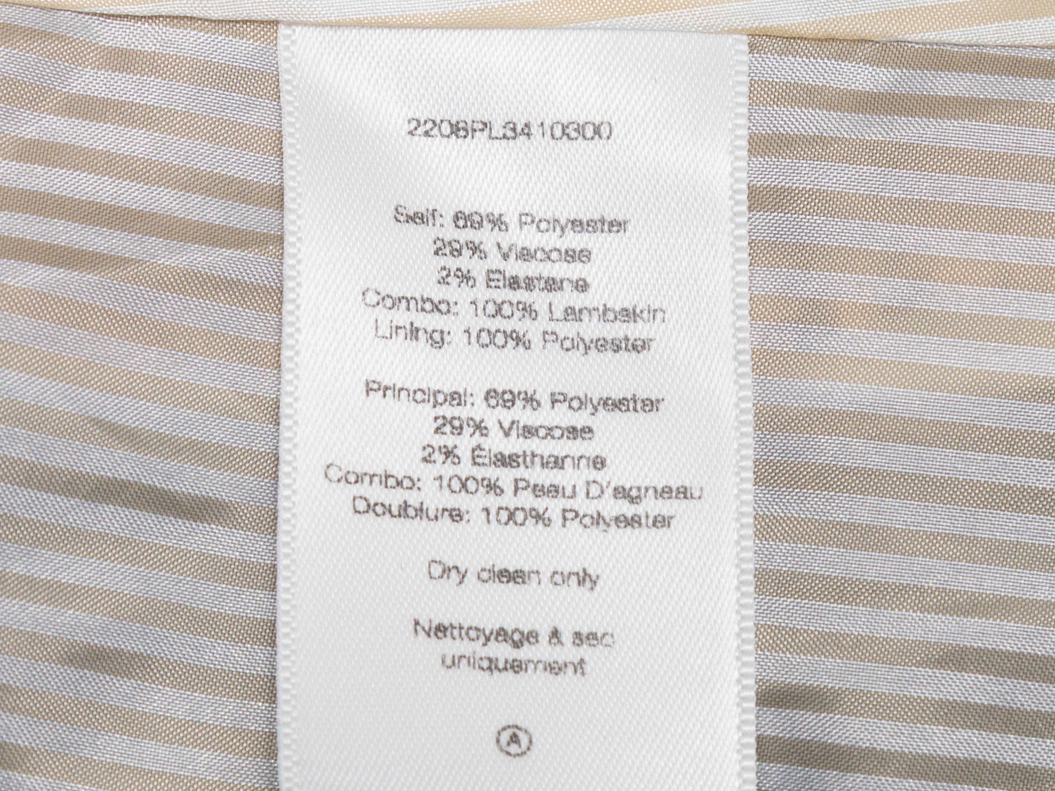 Brauner & mehrfarbiger Veronica Beard Blazer mit Wildlederbesatz Größe US 2 im Angebot 2