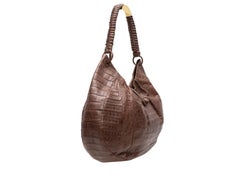 Sac hobo en crocodile Nancy Gonzalez Brown
