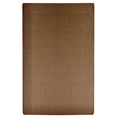 Brown Natural Fiber and Tin Handcrafted Area Rug 2'11"x4'11" by Tapistelar