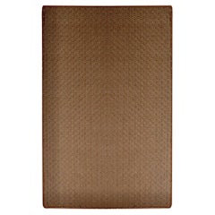 Brown Natural Fiber and Tin Handcrafted Area Rug 3'11"x5'11" by Tapistelar