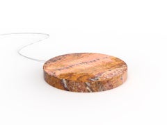 Contemporary Brown Onix Base, Small, 15w Wireless Charger