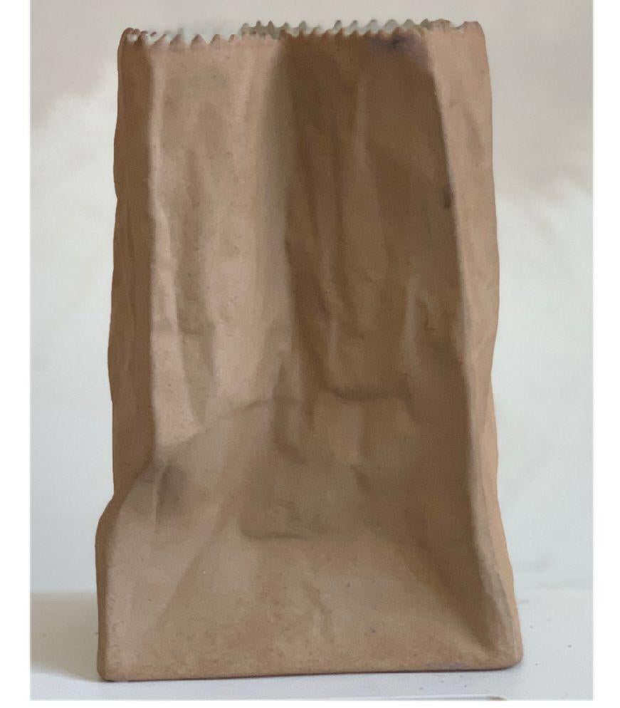 rosenthal brown paper bag vase