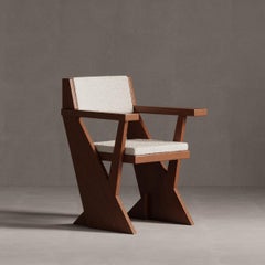 Brown Pierre stuhl by Plyus Furniture