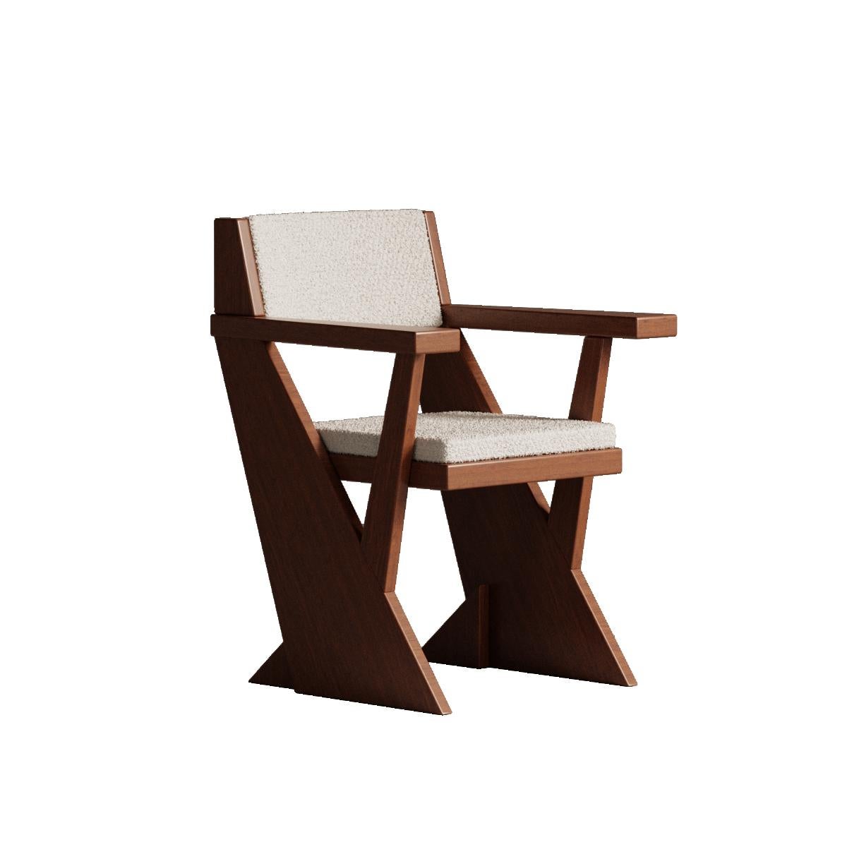 Emirian Brown Pierre Chair by Plyus Design For Sale