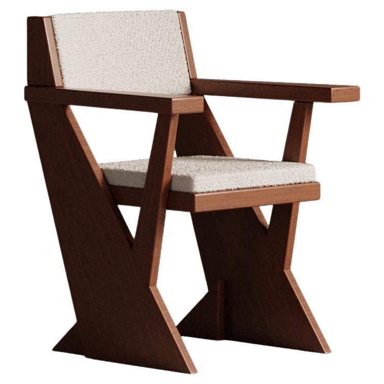 Brown Pierre Chair by Plyus Design For Sale