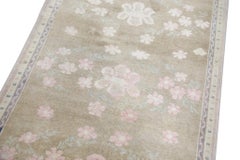 Brown & Pink Vintage Turkish Runner 3'2" x 9'2"