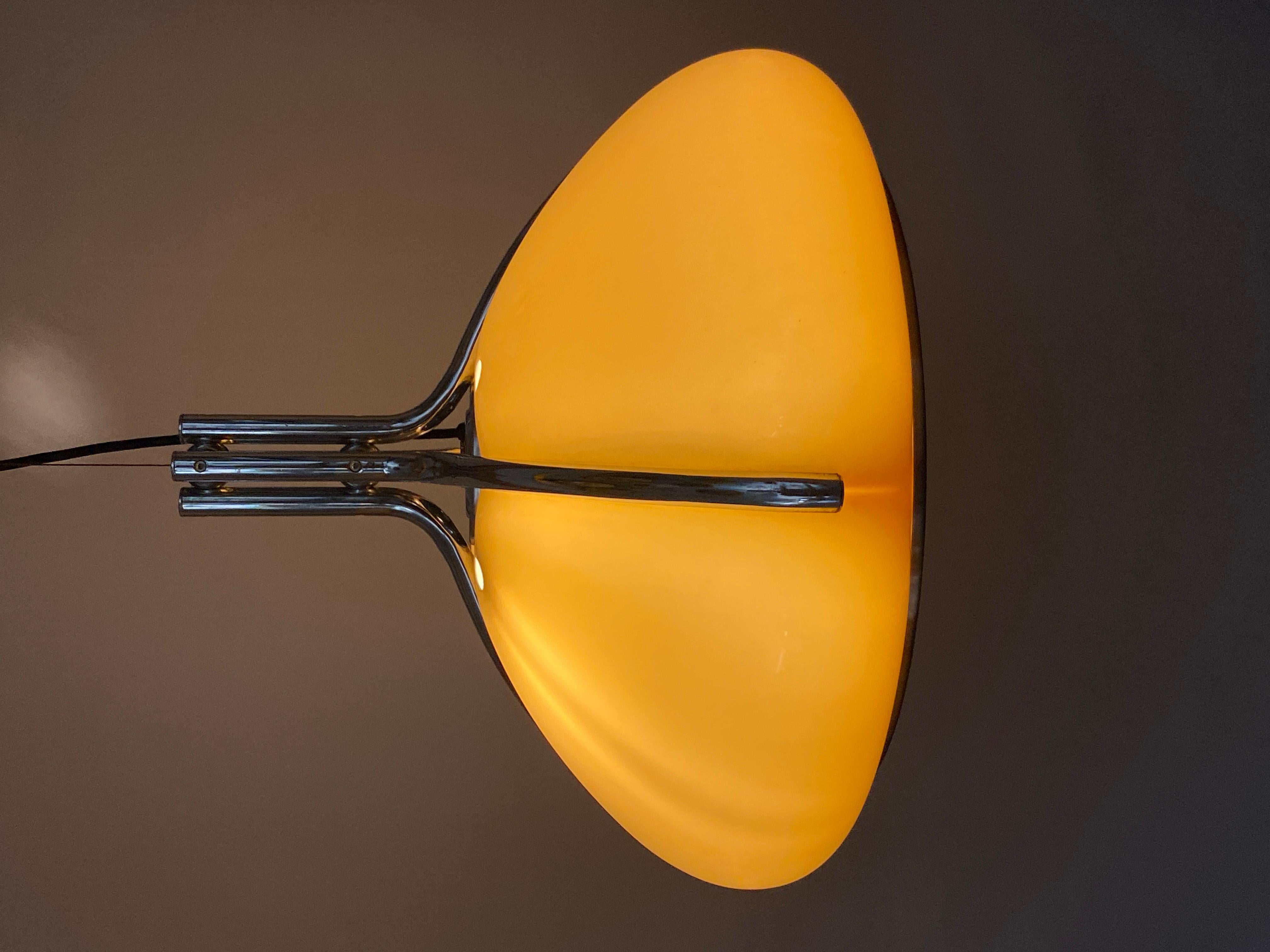 Brown Quadrifoglio pendant lamp designed by Harvey Guzzini for Meblo 2