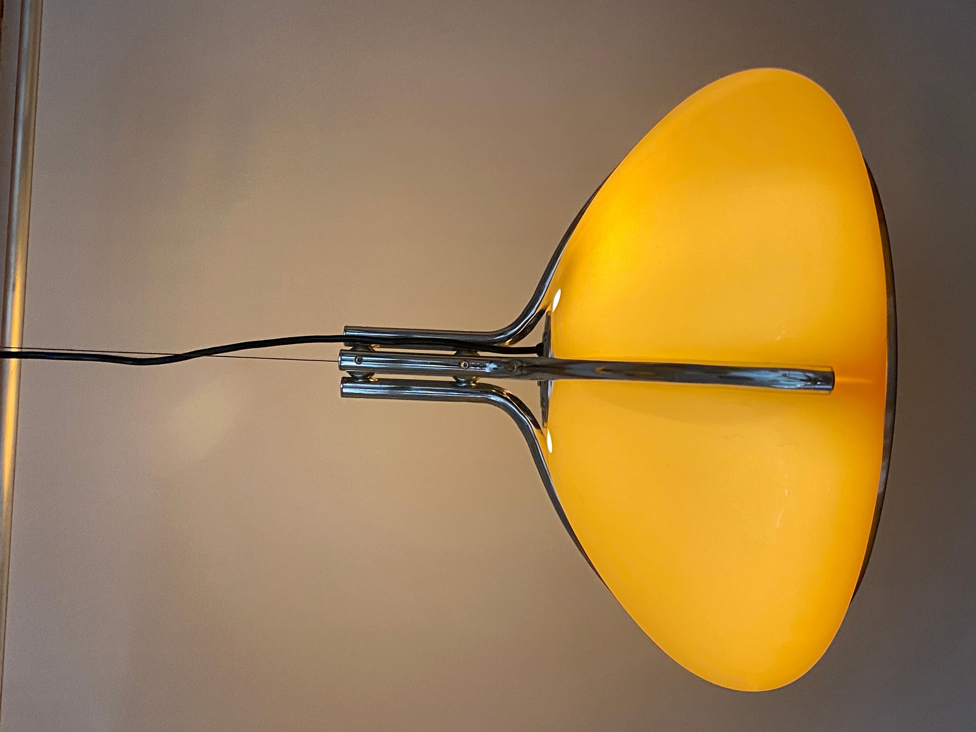 Brown Quadrifoglio pendant lamp designed by Harvey Guzzini for Meblo 5