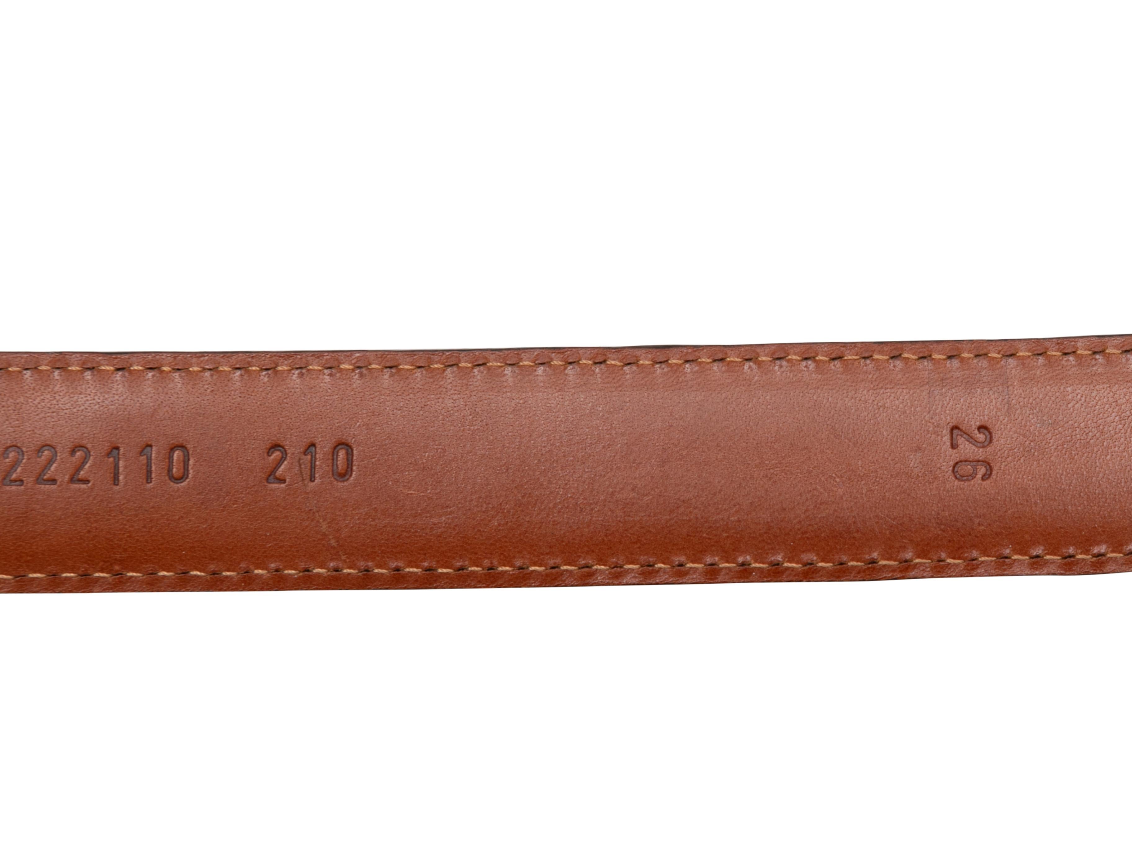 Brown Ralph Lauren Alligator Belt In Good Condition In New York, NY