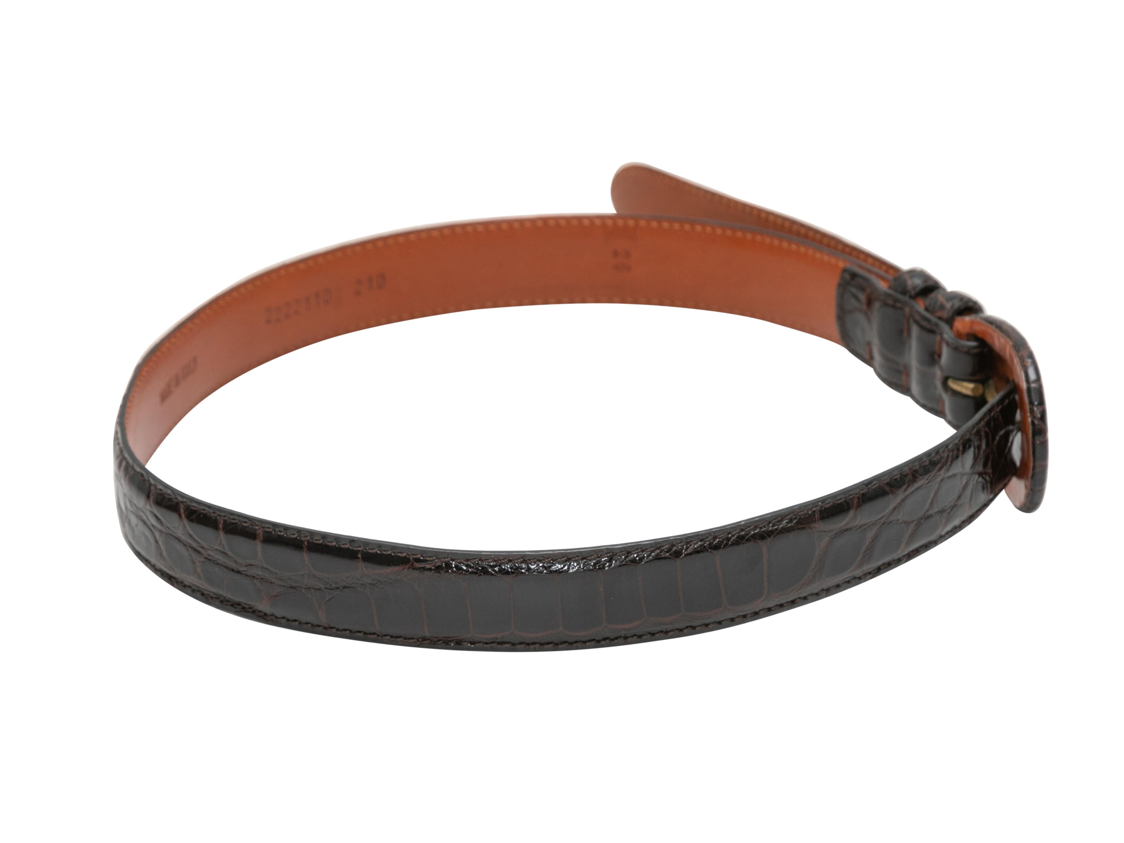 Women's Brown Ralph Lauren Alligator Belt