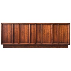 Dark Walnut Credenza by John Keal for Brown Saltman 