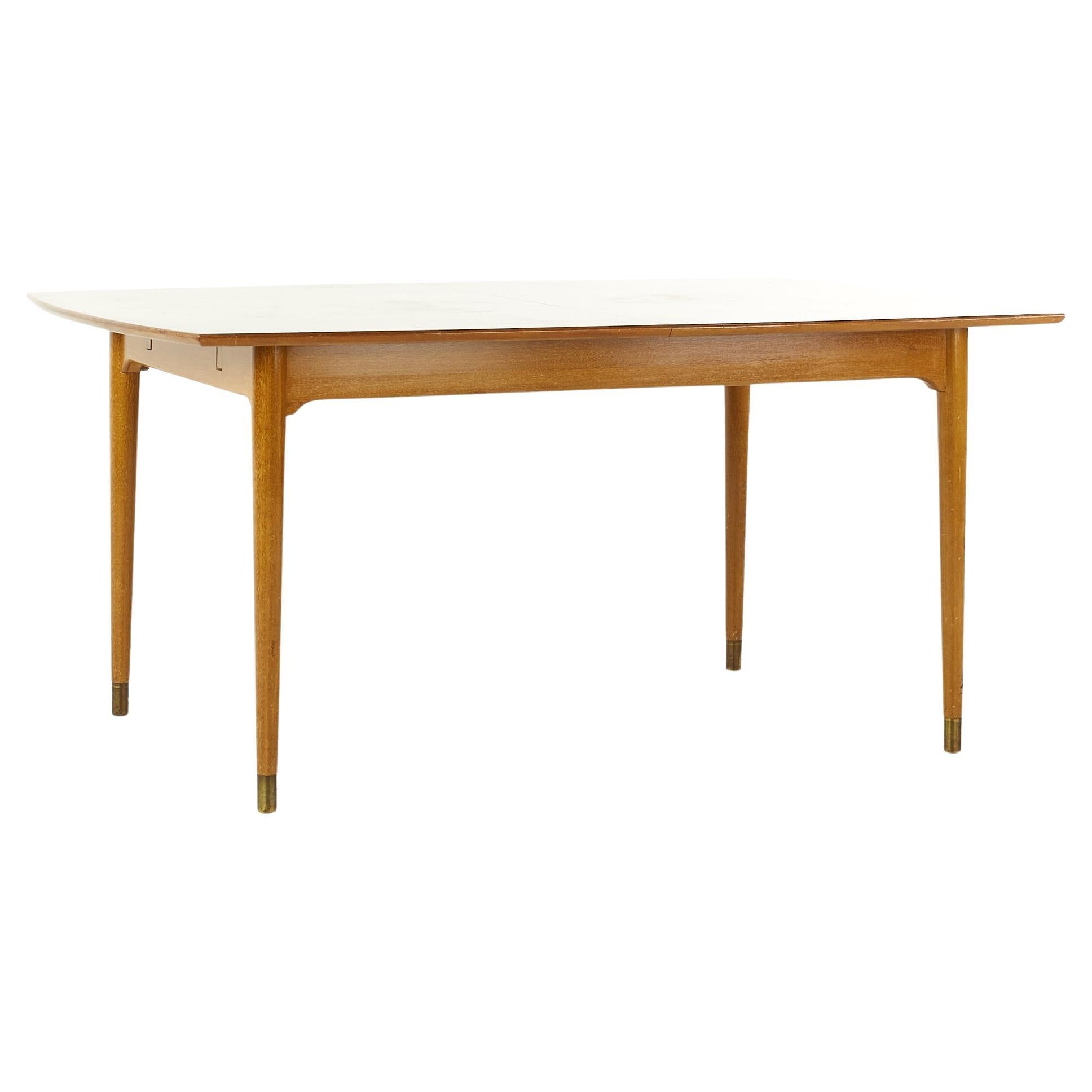 Interform Collection MCM Danish Rosewood 12 Person Expanding Oval