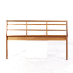 Brown Saltman Mid Century Bleached Mahogany Full Headboard