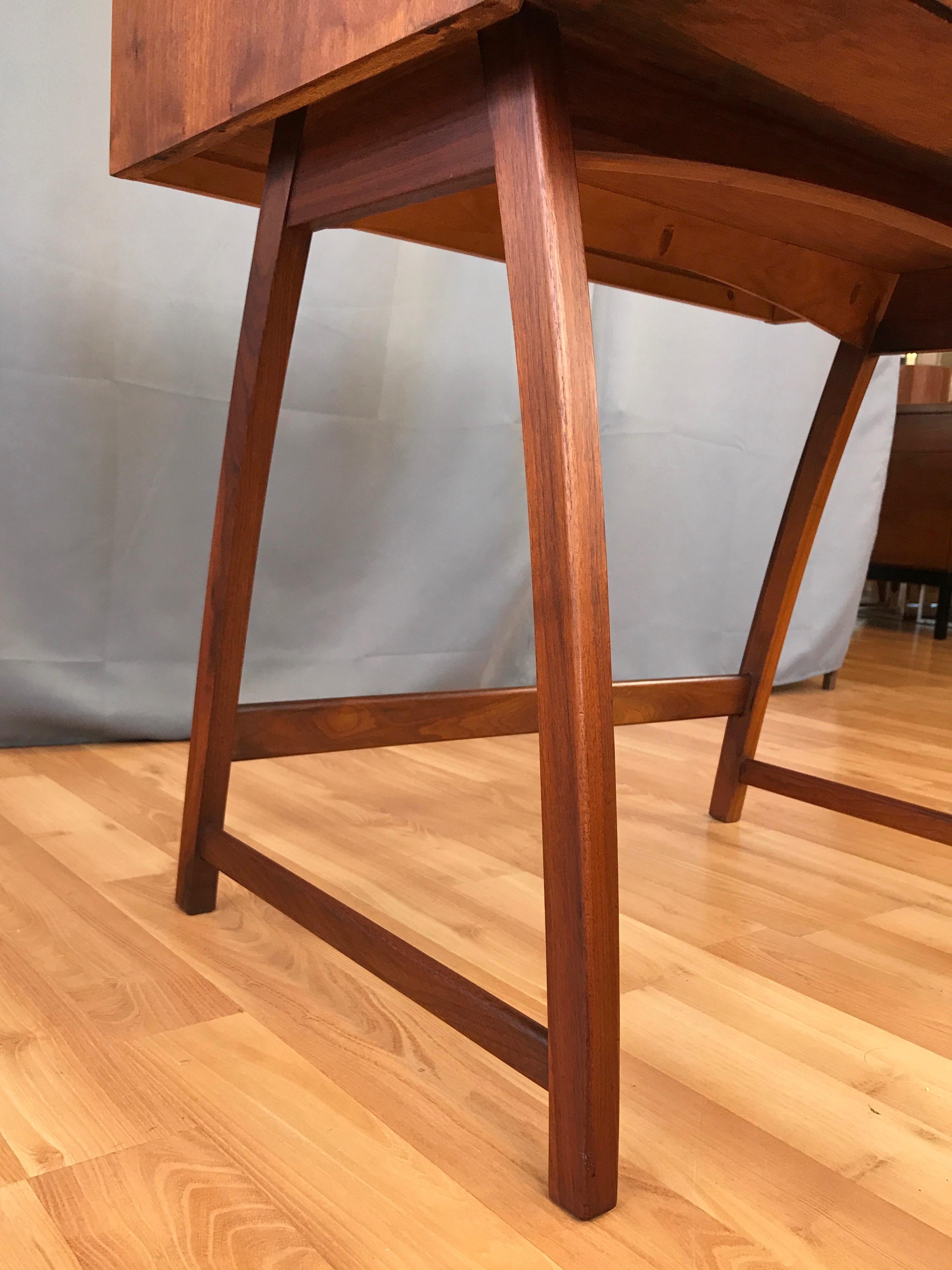 Brown-Saltman Mid-Century Modern Small Walnut Desk 7