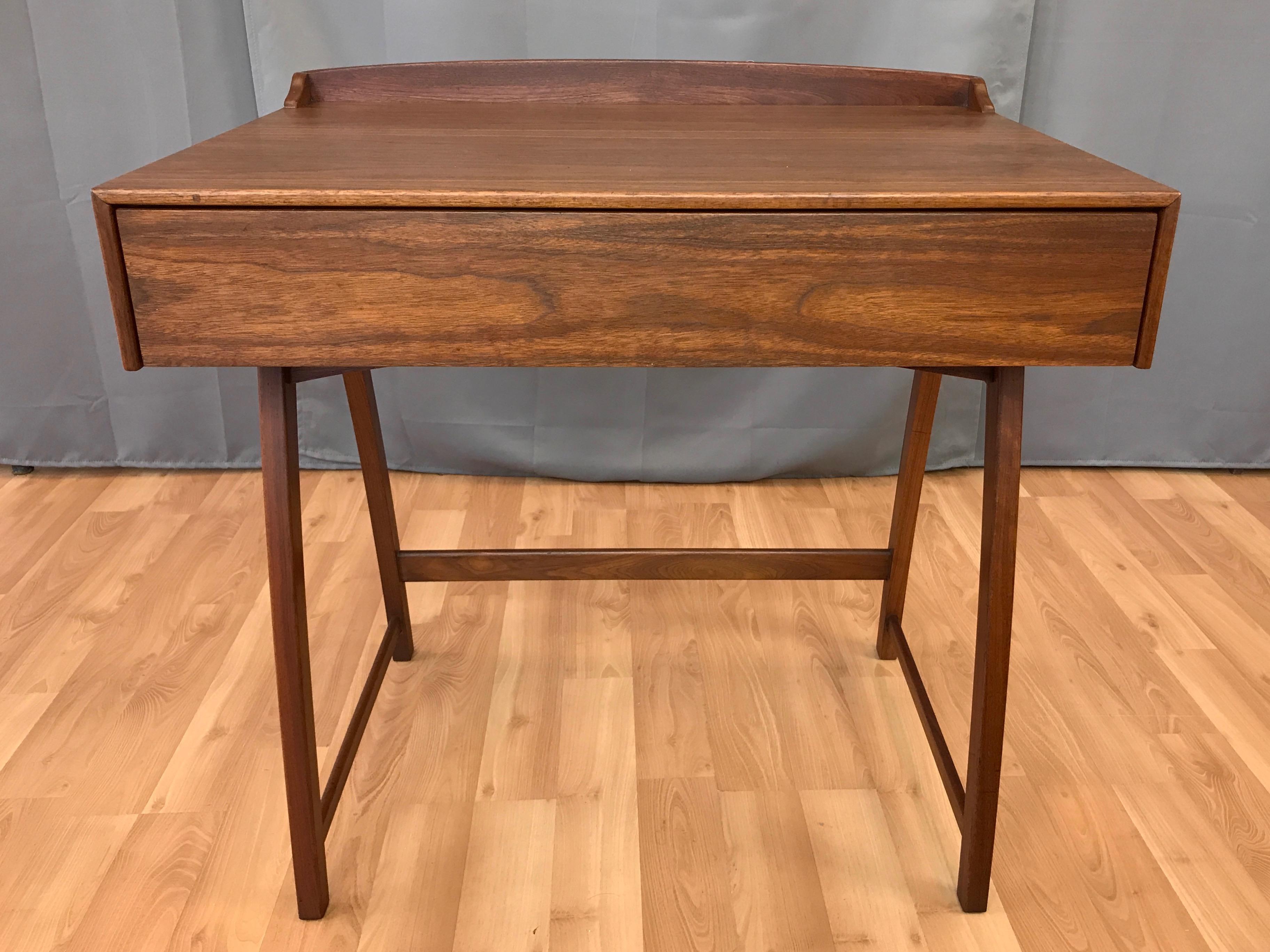 Brown-Saltman Mid-Century Modern Small Walnut Desk 2