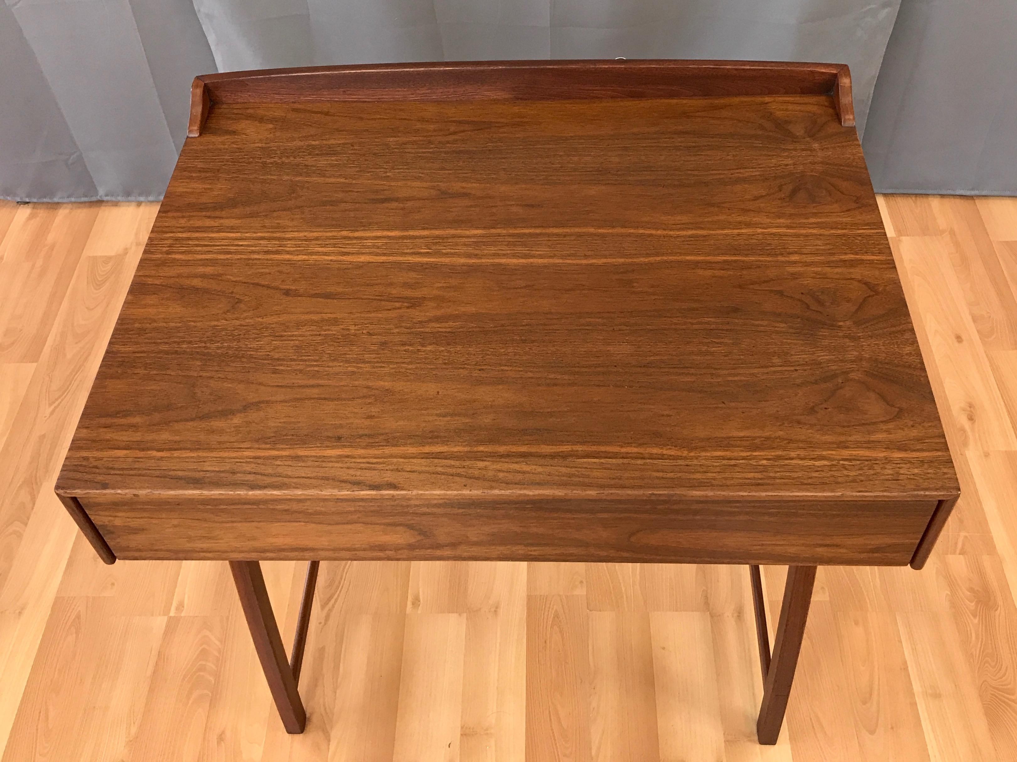 Brown-Saltman Mid-Century Modern Small Walnut Desk 3