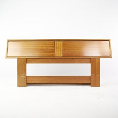 Brown Saltman Mid Century Storage Headboard