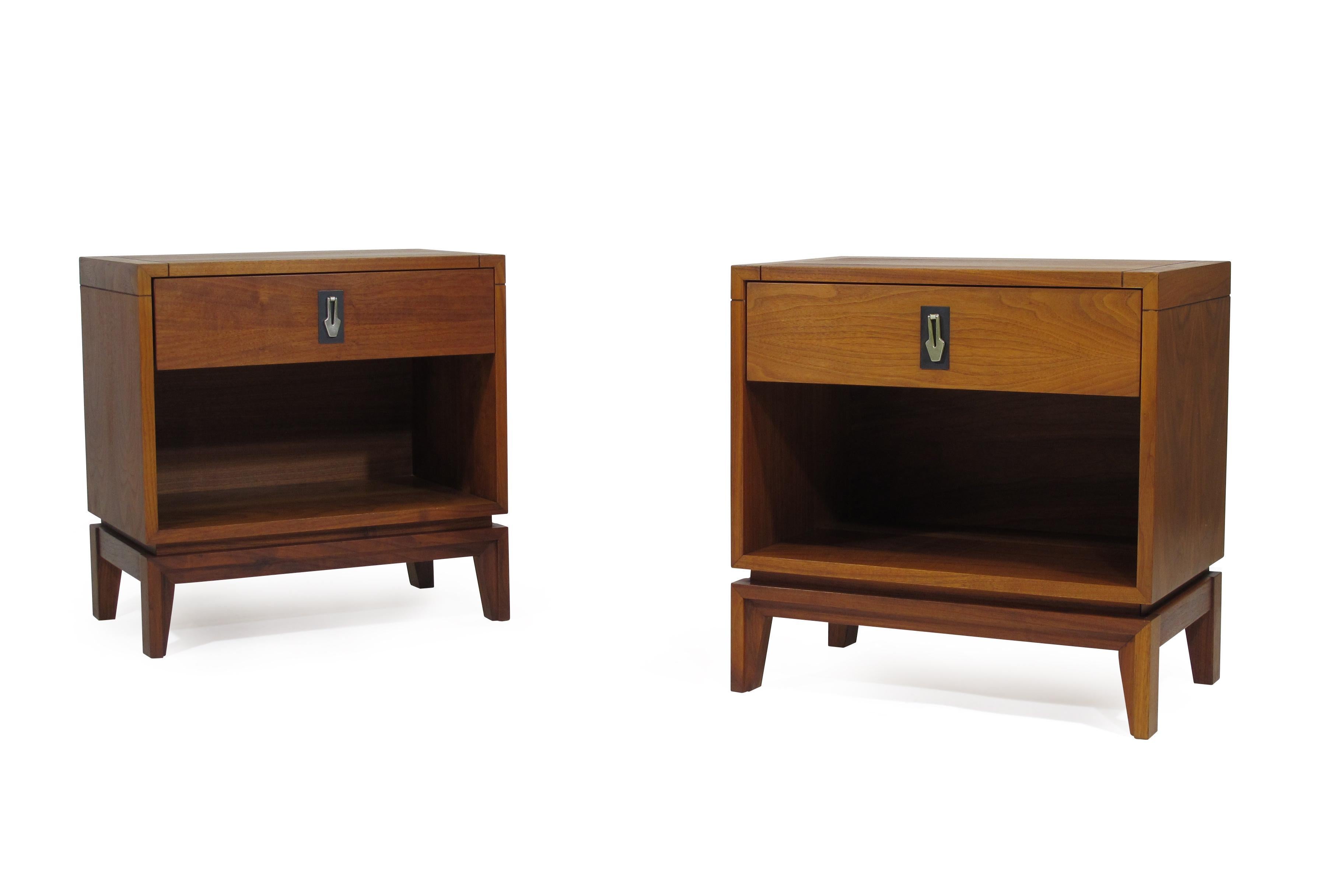 brown saltman nightstand