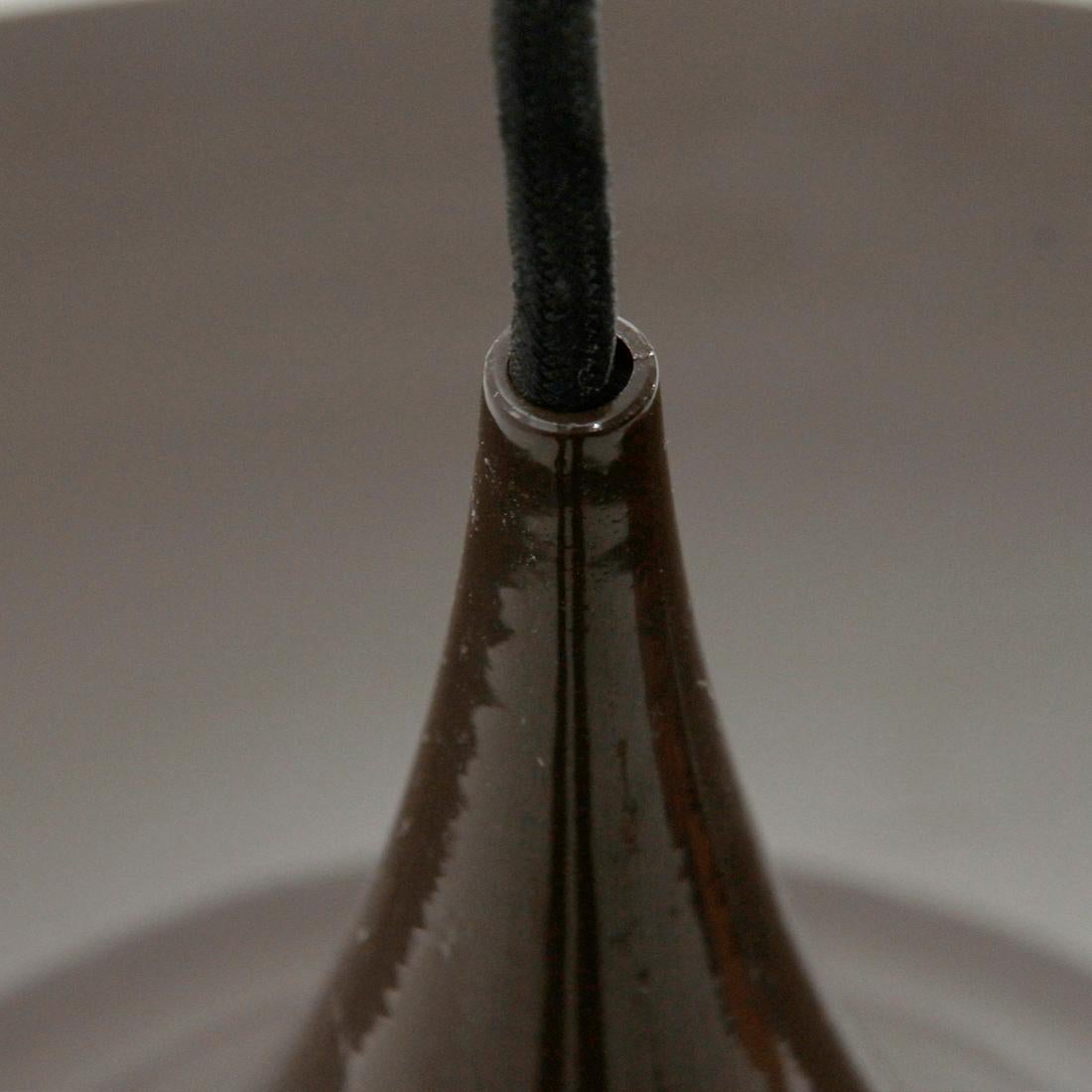 Brown Semi Chandelier by Claus Bonderup E Torseten Thorup for Fog & Morup, 1970s 3