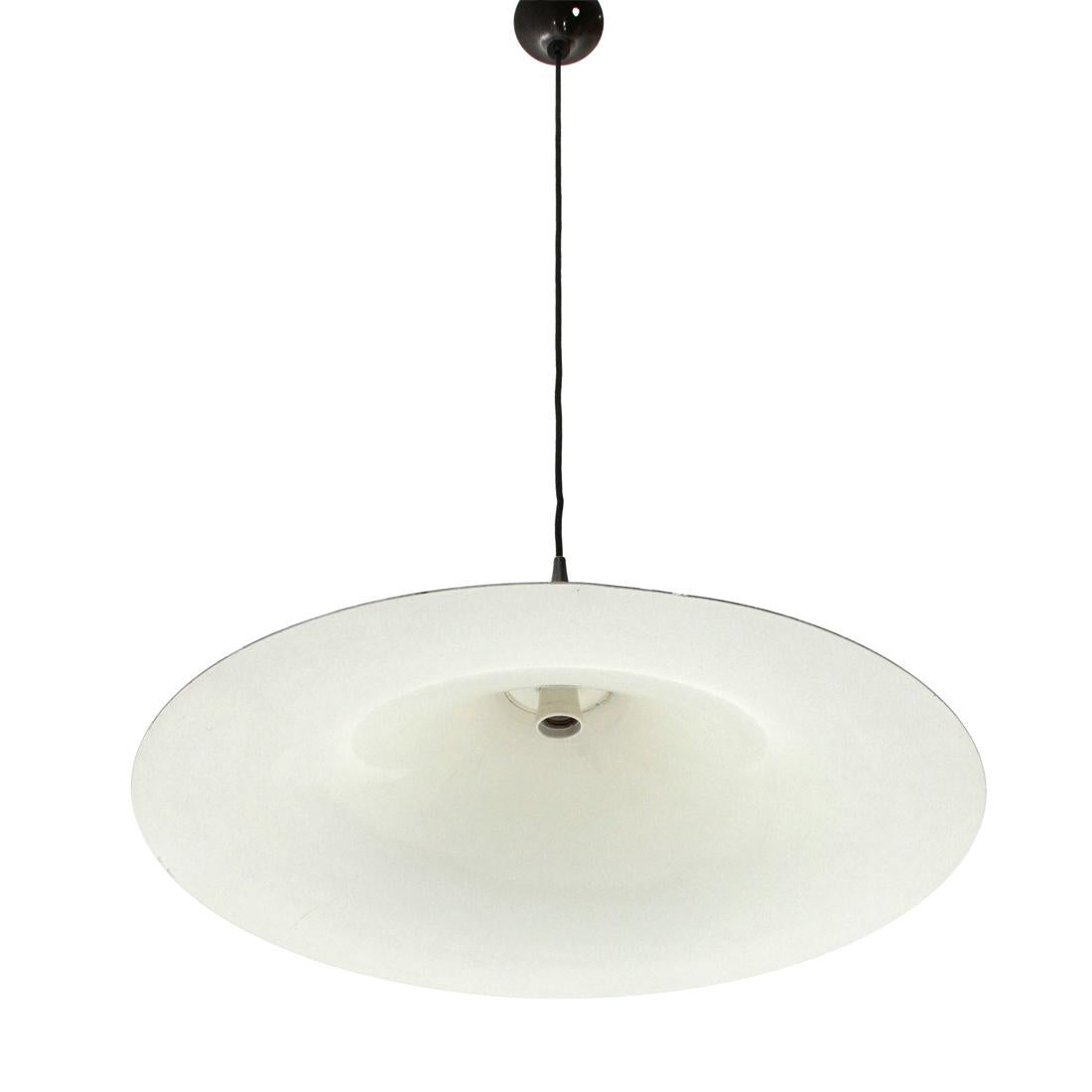 Swedish Brown Semi Chandelier by Claus Bonderup E Torseten Thorup for Fog & Morup, 1970s