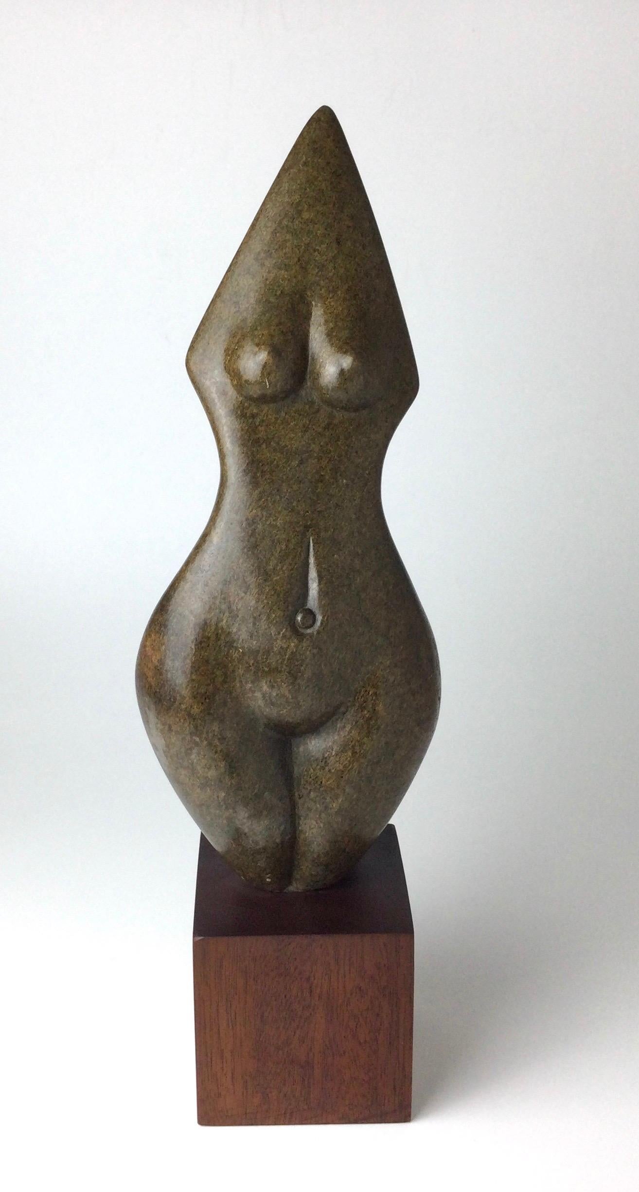 Brown Serpentine”Torso” Sculpture by Mitsaiati Kagore 2