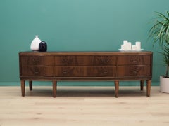 Brown Sideboard Unique Retro, Midcentury Walnut, 1950s