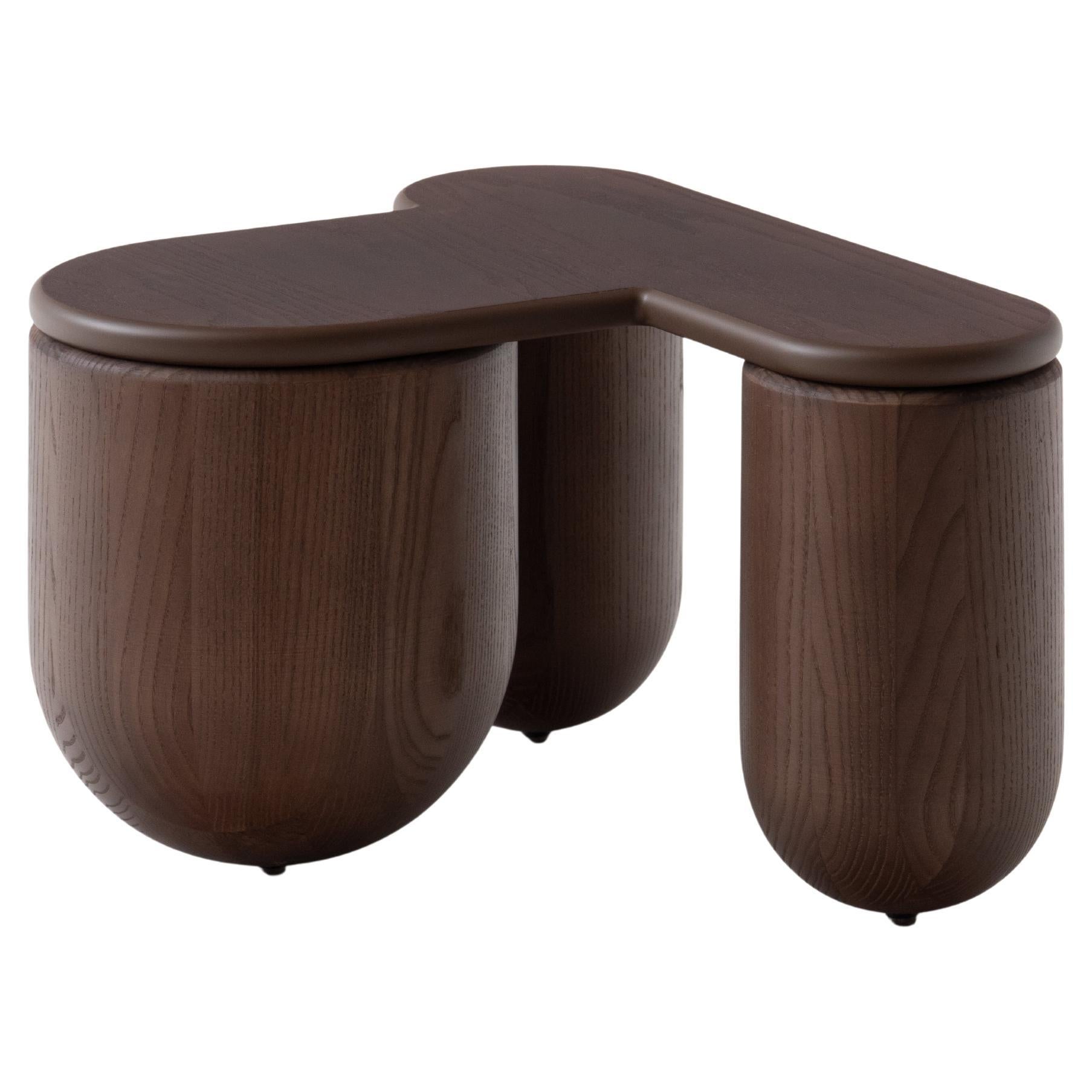 Table basse Hello Brown Stained 2 by NOOM