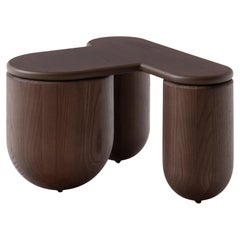 Brown Stained Hello Coffee Table 2 by NOOM