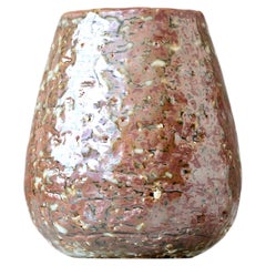 Brown Stoneware Chamotte Vase by Gunnar Nylund for Rorstrand, Sweden, 1930s.