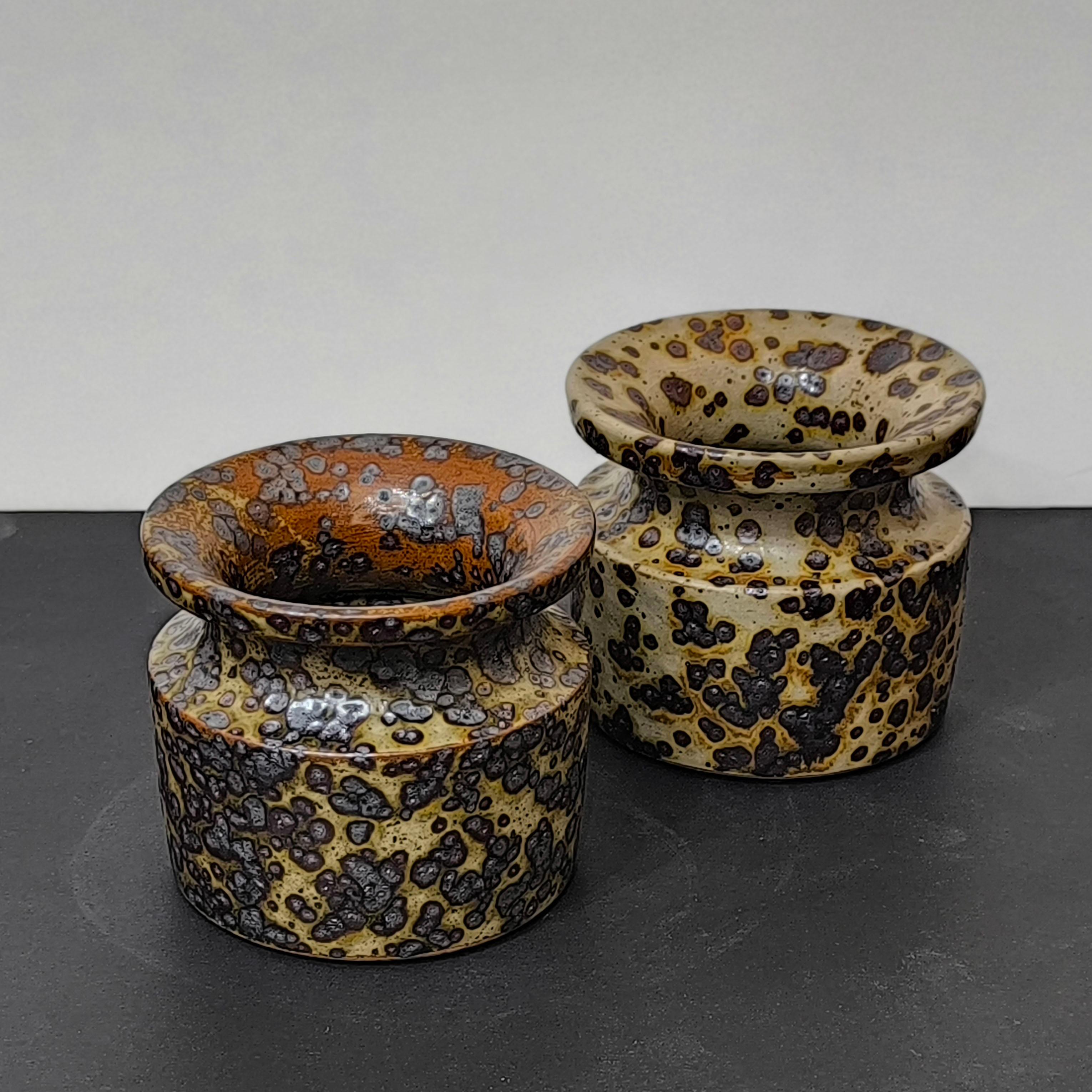 Brown Stoneware Jar by Swedish Ceramist Claes Thell, 1978 For Sale 8