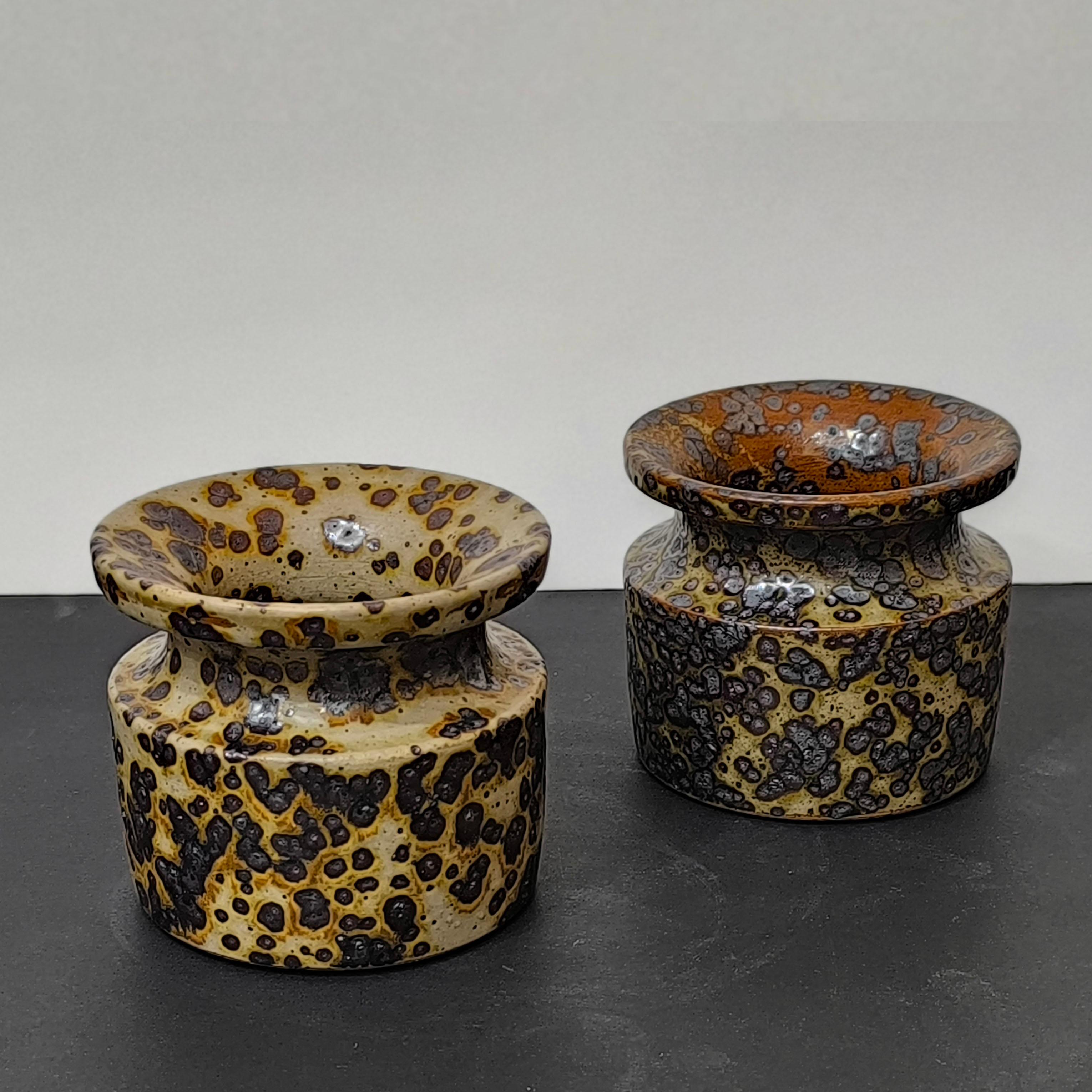 Brown Stoneware Jar by Swedish Ceramist Claes Thell, 1978 For Sale 9