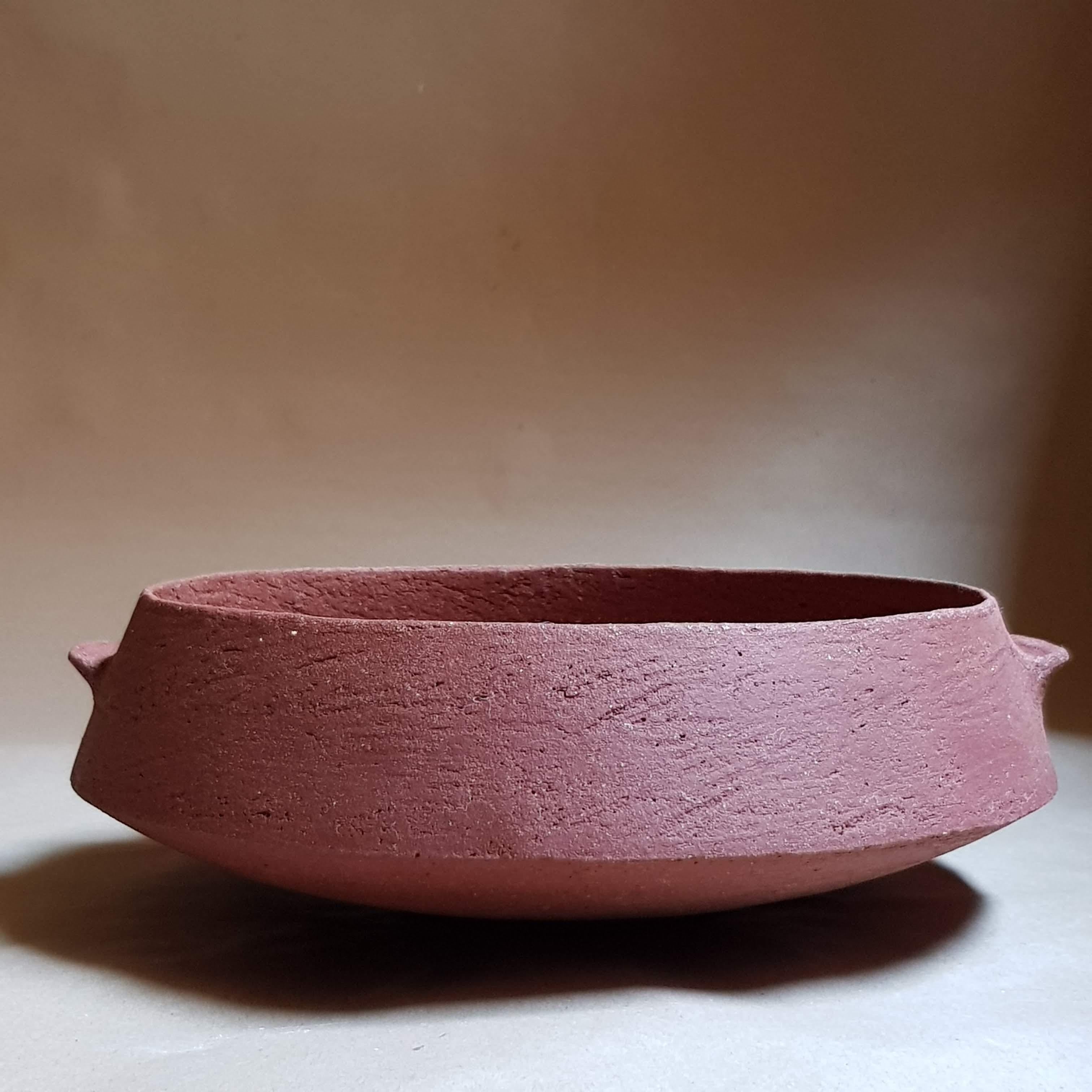 Brown Stoneware Pinakio Plate by Elena Vasilantonaki For Sale 12
