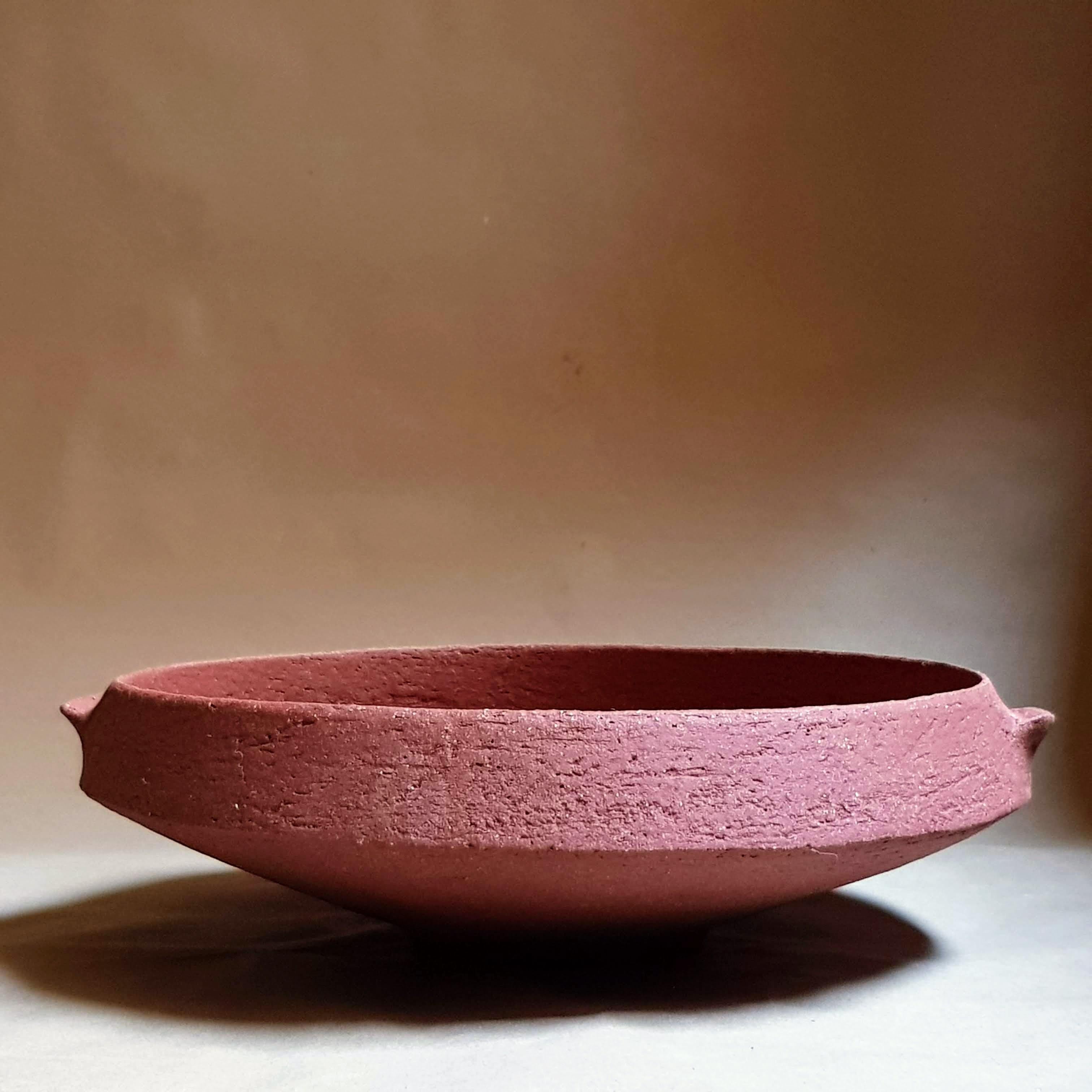 Brown Stoneware Pinakio Plate by Elena Vasilantonaki For Sale 13